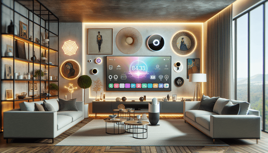 Integrando Tecnologia e Design na Decoração em 2025