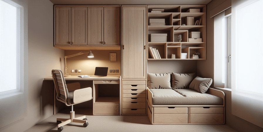 Móveis Compactos: Ideais para Espaços Pequenos