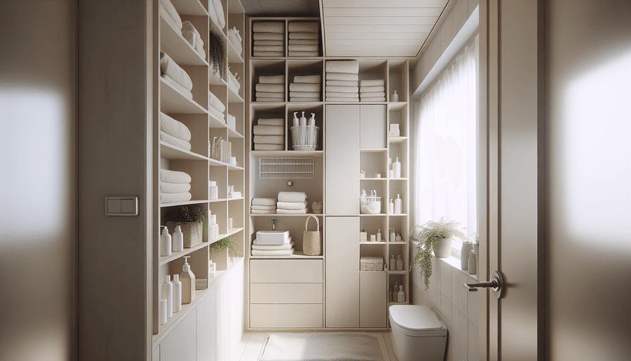 Dicas de Organização para Banheiros Pequenos