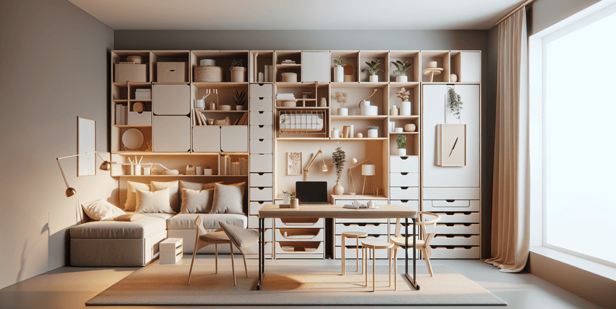 Móveis Multifuncionais: Soluções para Pequenos Espaços