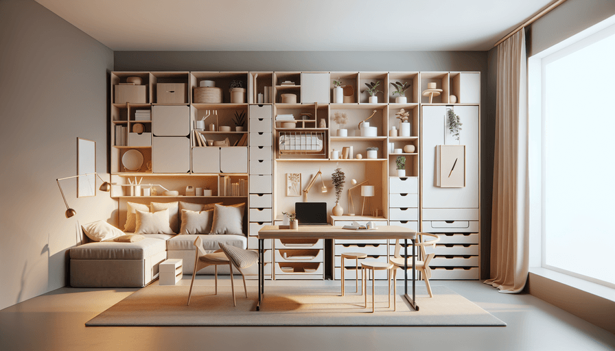 Móveis Multifuncionais: Soluções para Pequenos Espaços
