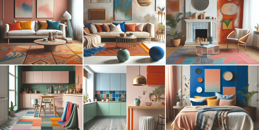 Cores e Texturas: Como Usar na Decoração