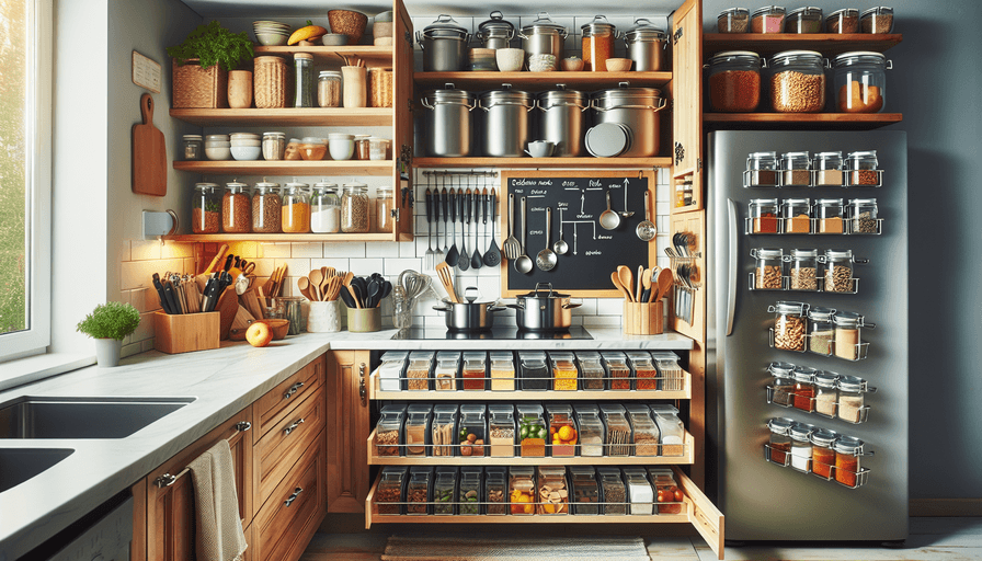 Organizando os Armários de Cozinha