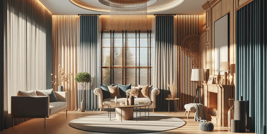 Vantagens das Cortinas e Persianas na Decoração