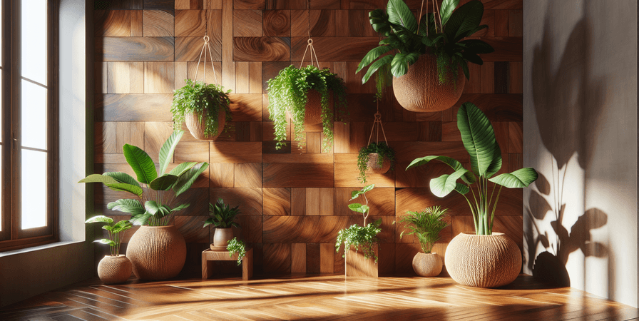 Elementos Naturais na Decoração: Usando Madeira e Plantas