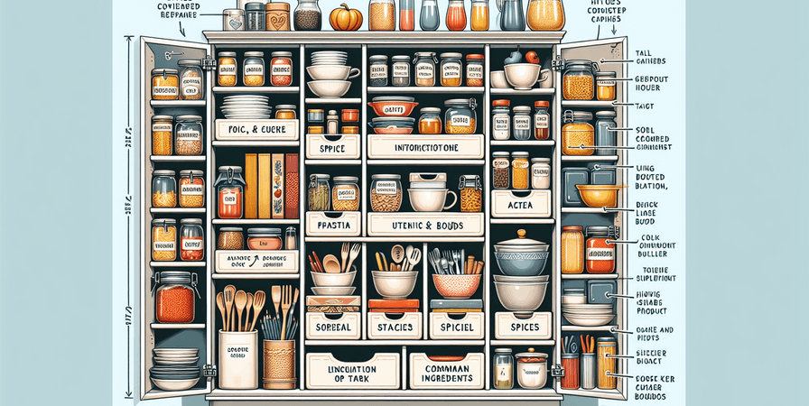 Organizando Armários de Cozinha: Dicas Práticas e Eficientes