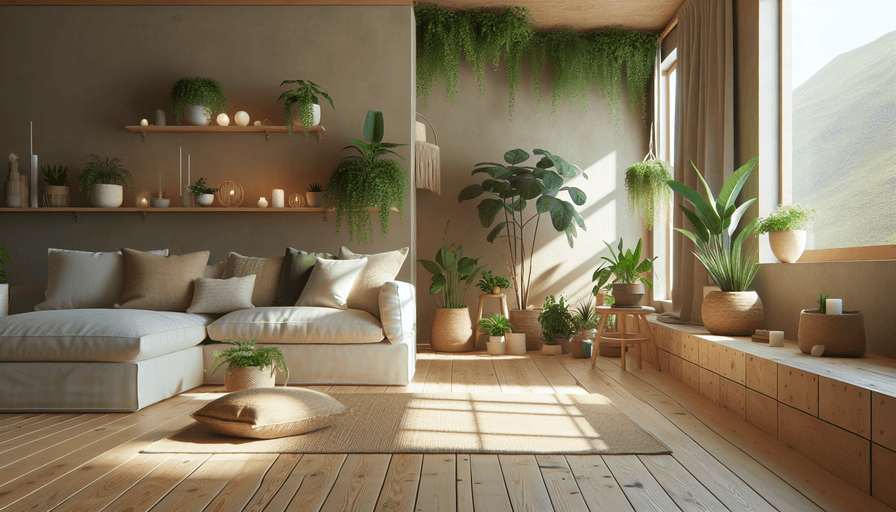 Sustentabilidade na Decoração: Usando Materiais Naturais