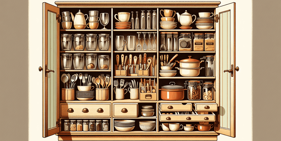 Dicas para Organizar Armários de Cozinha