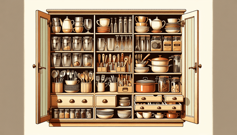 Dicas para Organizar Armários de Cozinha