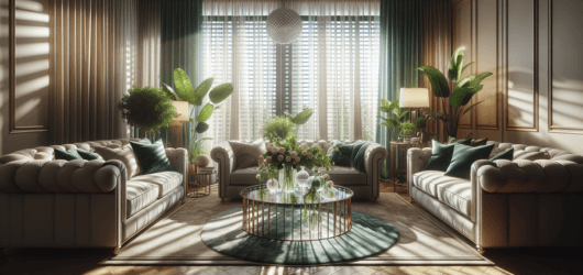 Usando Cortinas e Persianas na Decoração