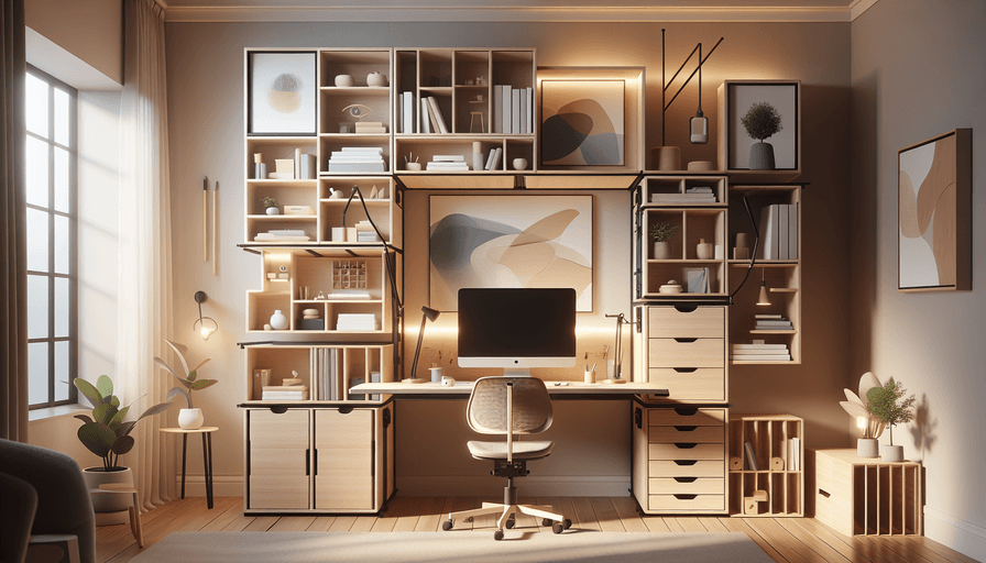 Móveis Multifuncionais: Ideal para Home Office