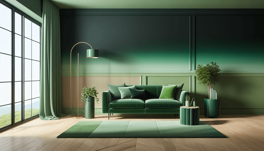 Tons de Verde: Usando Cores Naturais na Decoração
