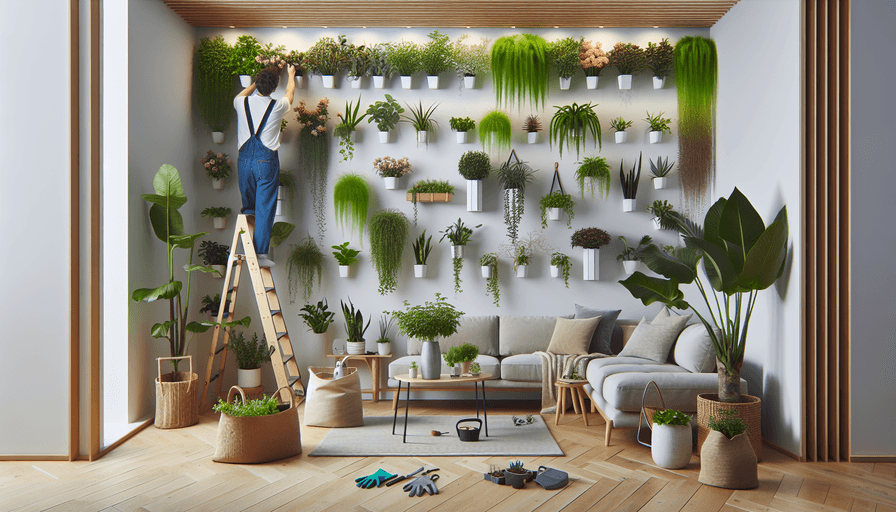 Como Montar um Jardim Vertical Interno